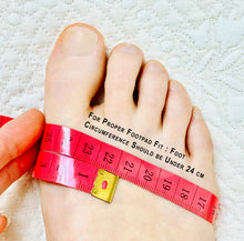 how to measure circumference of the foot for foot pads